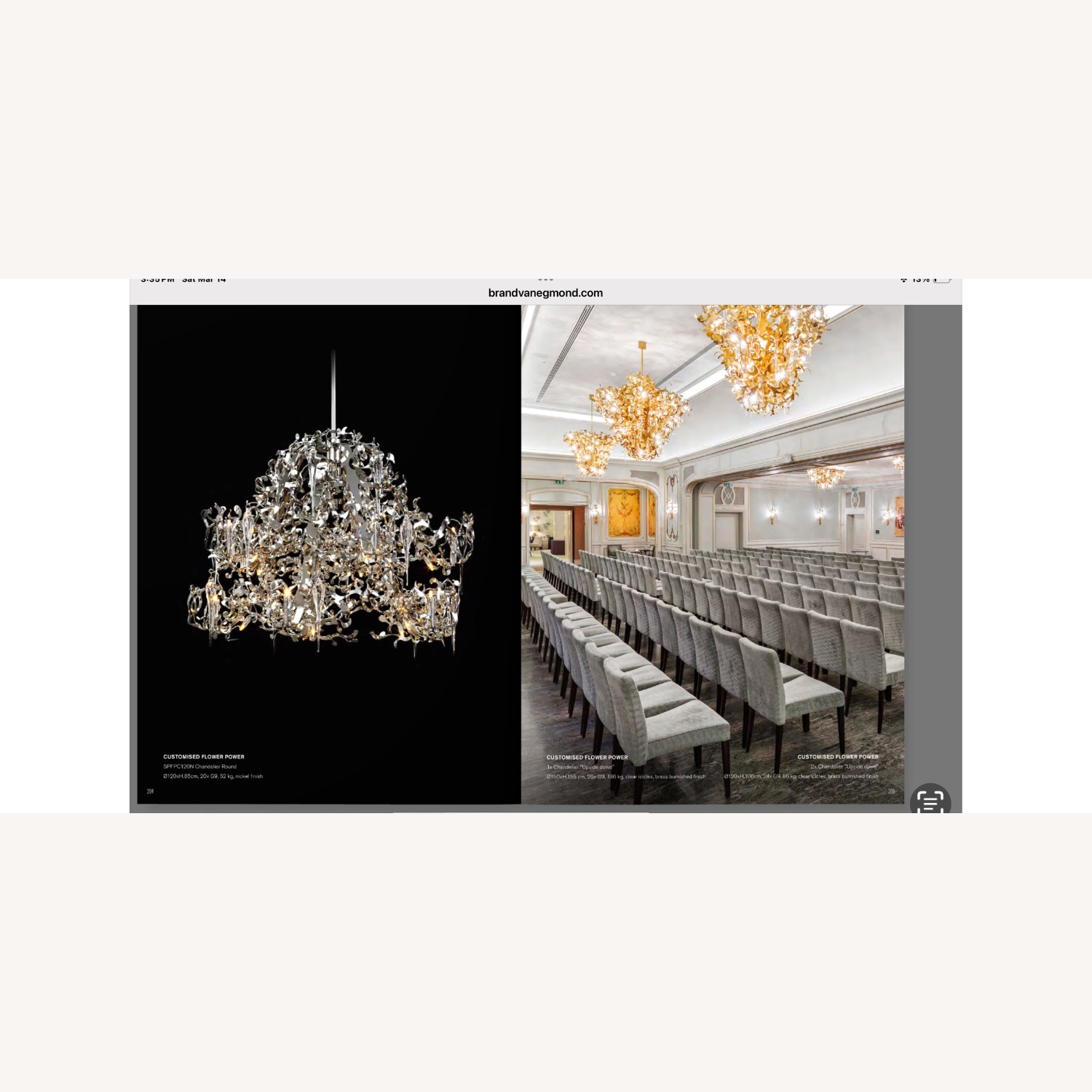 Brand Van Edmond Chandelier - Polished Nickel  - image-8