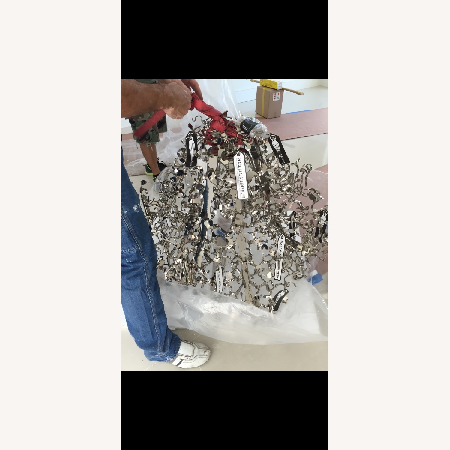 Brand Van Edmond Chandelier - Polished Nickel  - image-13