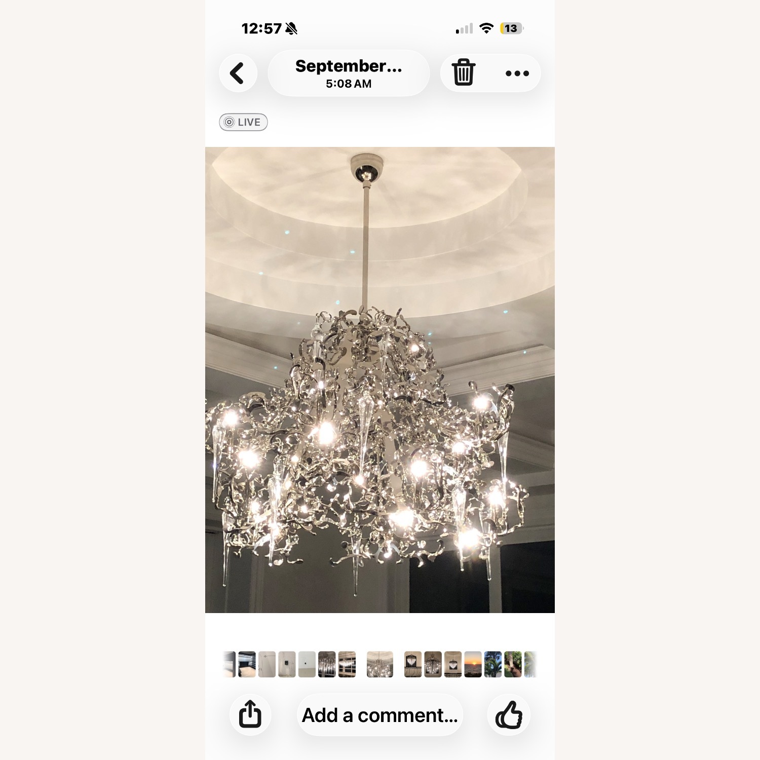 Brand Van Edmond Chandelier - Polished Nickel  - image-3