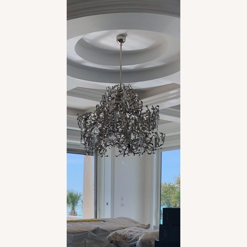 Used Brand Van Edmond Chandelier - Polished Nickel  for sale on AptDeco