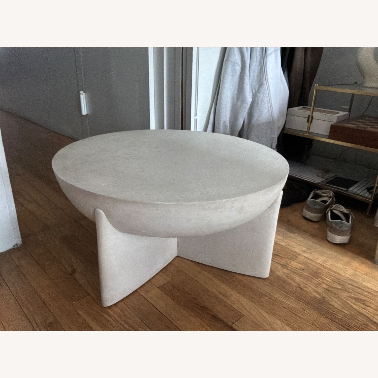 West Elm Monti Lava Stone Coffee Table - image-2