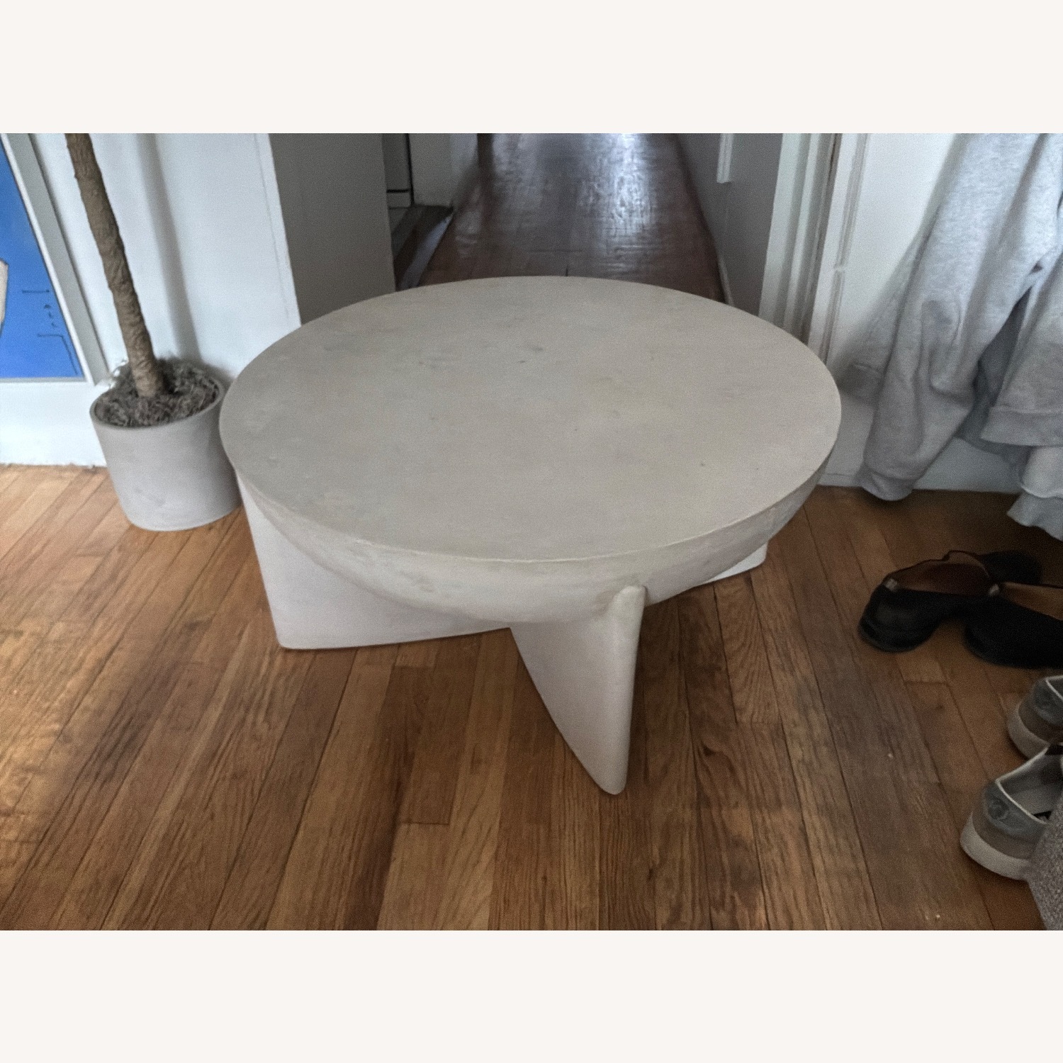 West Elm Monti Lava Stone Coffee Table - image-1