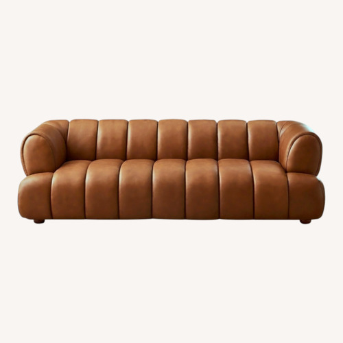 Used Genuine Leather 90" Sofa for sale on AptDeco