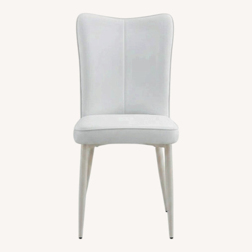 Used China Furniture & Arts White Accent Chair for sale on AptDeco