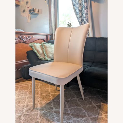 Used China Furniture & Arts White Accent Chair for sale on AptDeco