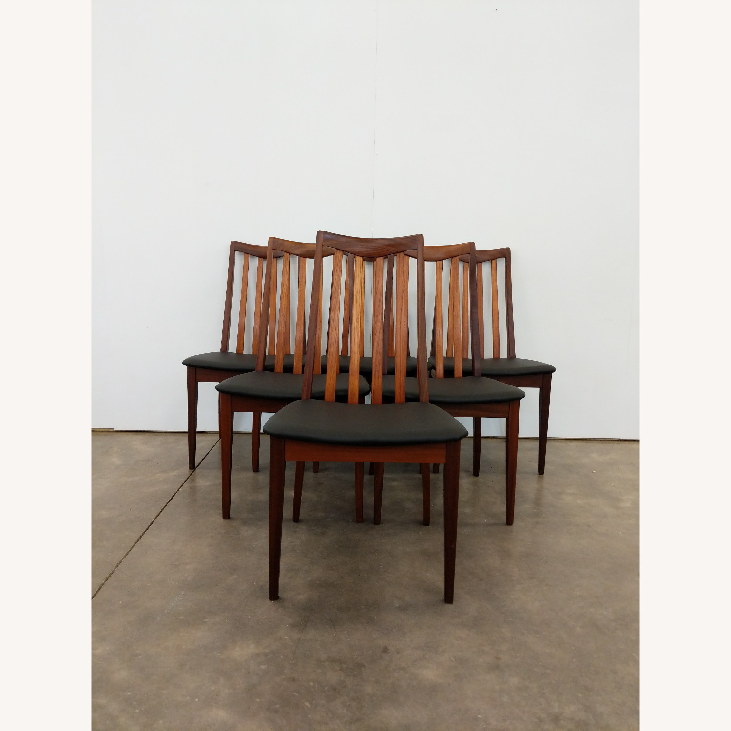 6 Vintage Mid Century Modern G Plan Dining Chairs - image-5