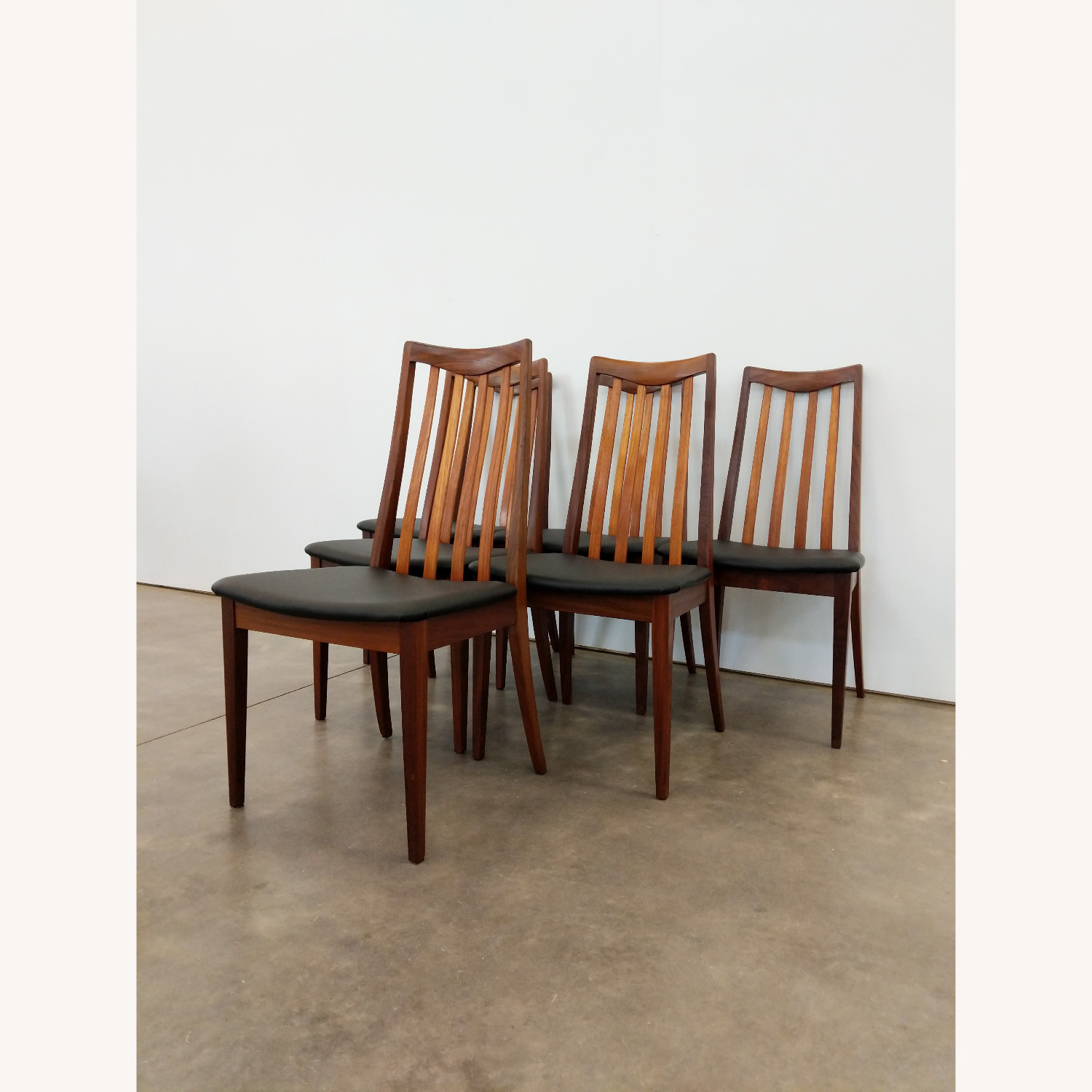6 Vintage Mid Century Modern G Plan Dining Chairs - image-6