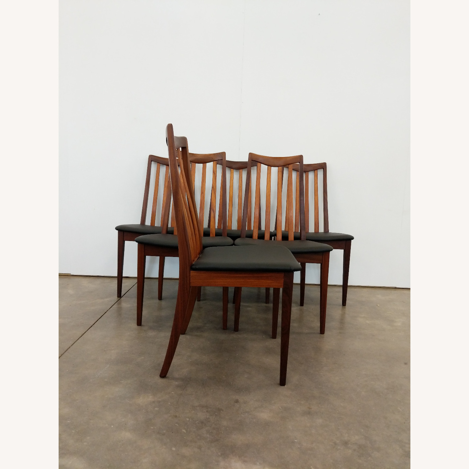 6 Vintage Mid Century Modern G Plan Dining Chairs - image-4