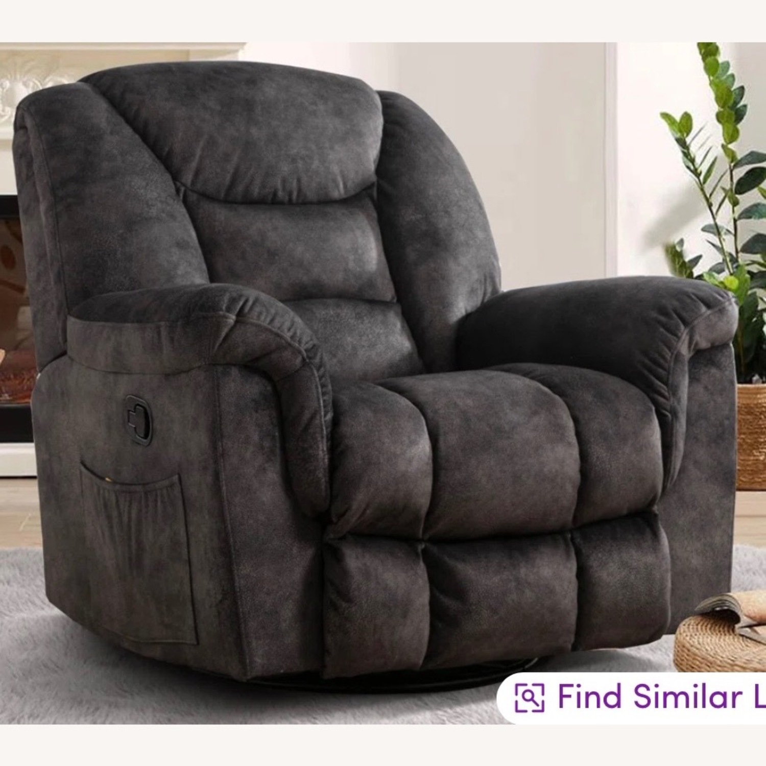 Wayfair Recliner Manual Oversized & Plush - image-1