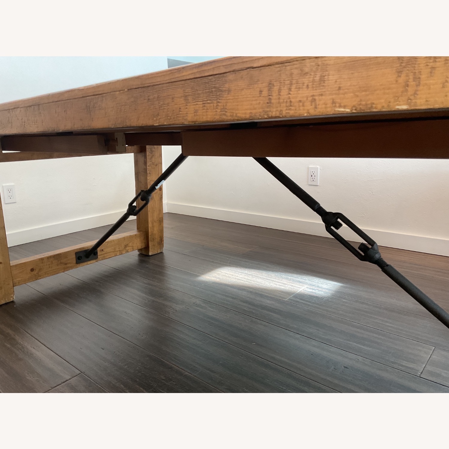 Pottery Barn Bench Wright Extendable Table Set - image-2