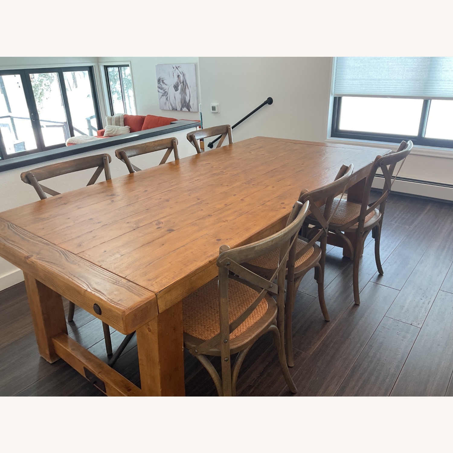 Pottery Barn Bench Wright Extendable Table Set - image-1