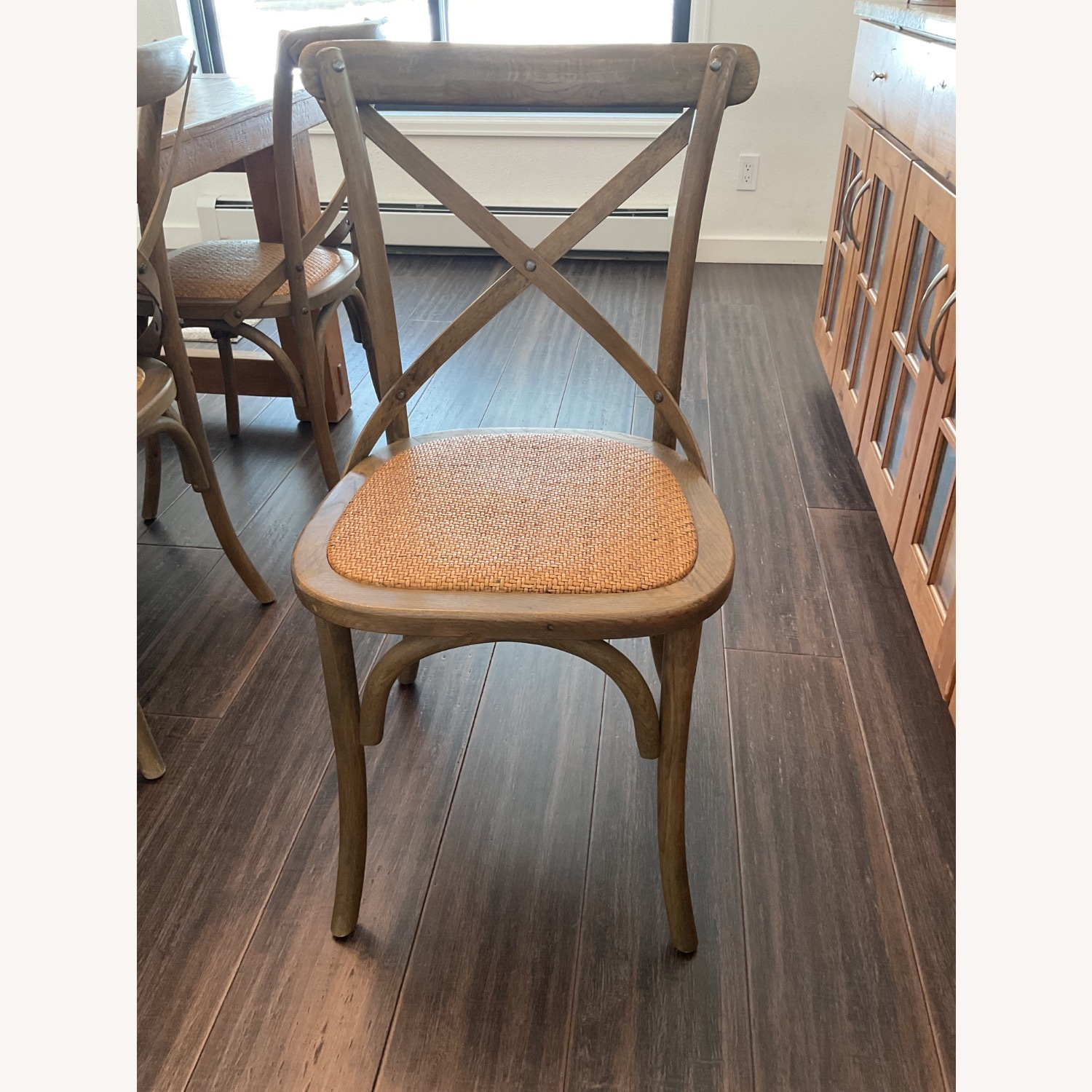 Pottery Barn Bench Wright Extendable Table Set - image-5