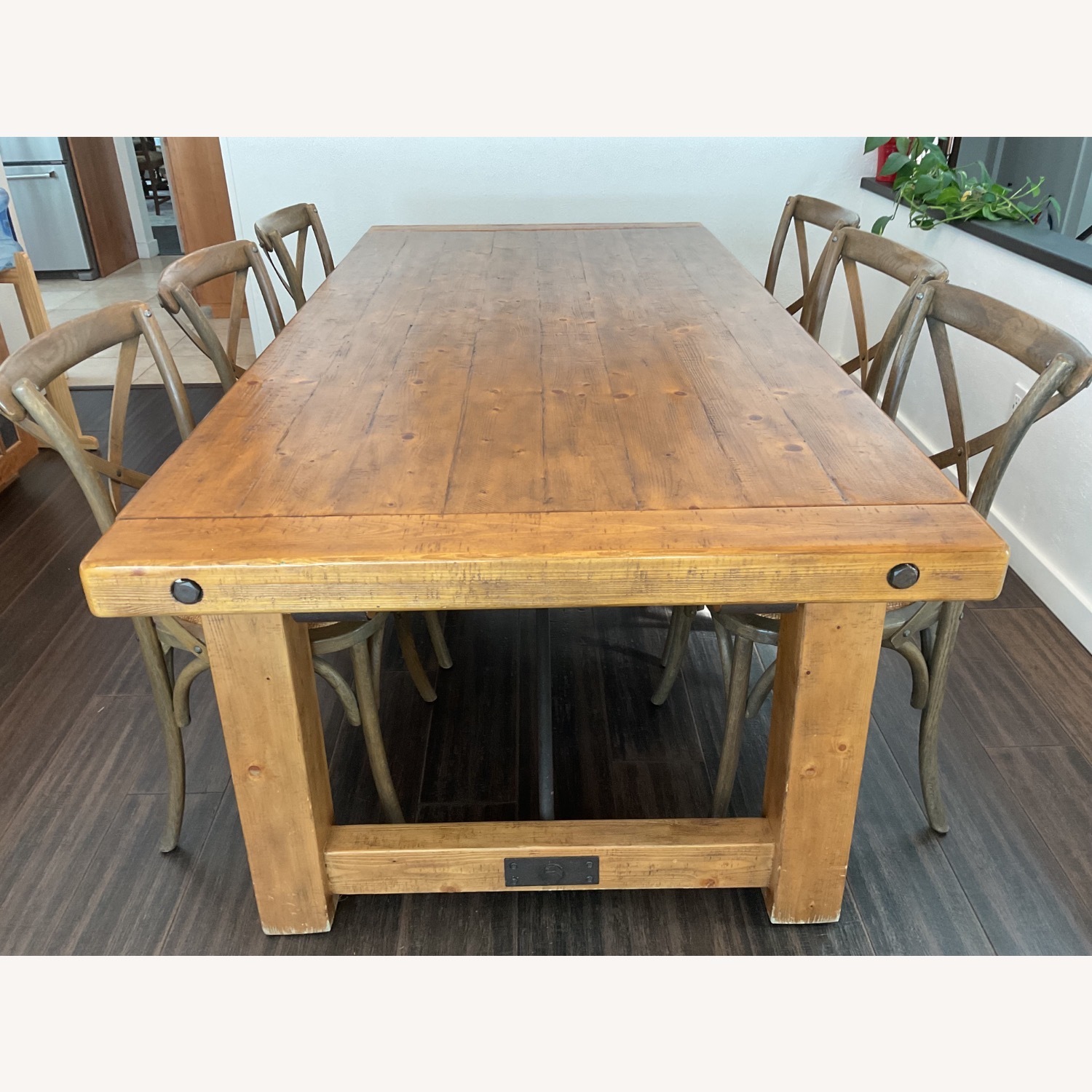 Pottery Barn Bench Wright Extendable Table Set - image-4