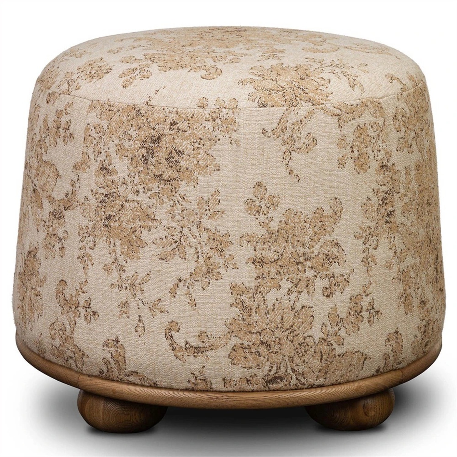 Four Hands Leroy Fabric Ottoman - image-2