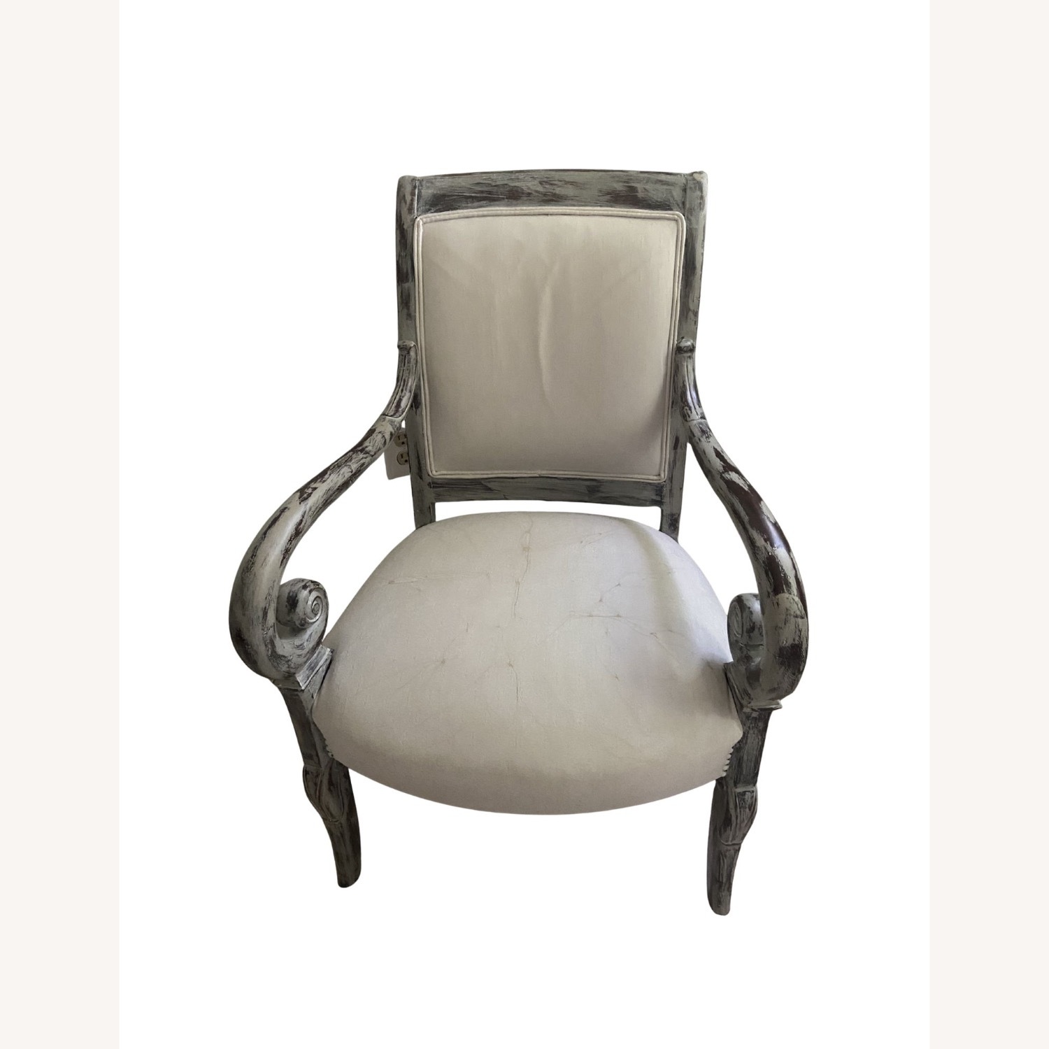 Solid Wood Vintage Accent Chair  - image-1