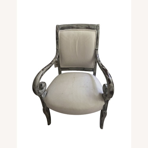 Used Solid Wood Vintage Accent Chair  for sale on AptDeco
