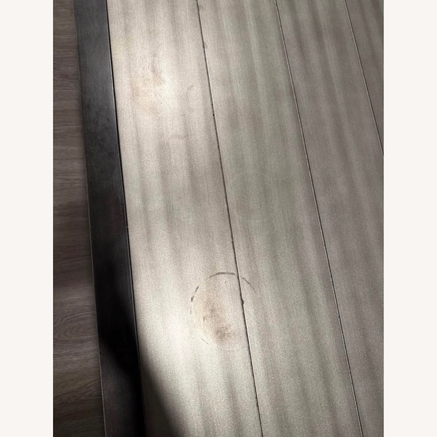 Gray Wash Industrial X-Frame Coffee Table - image-2