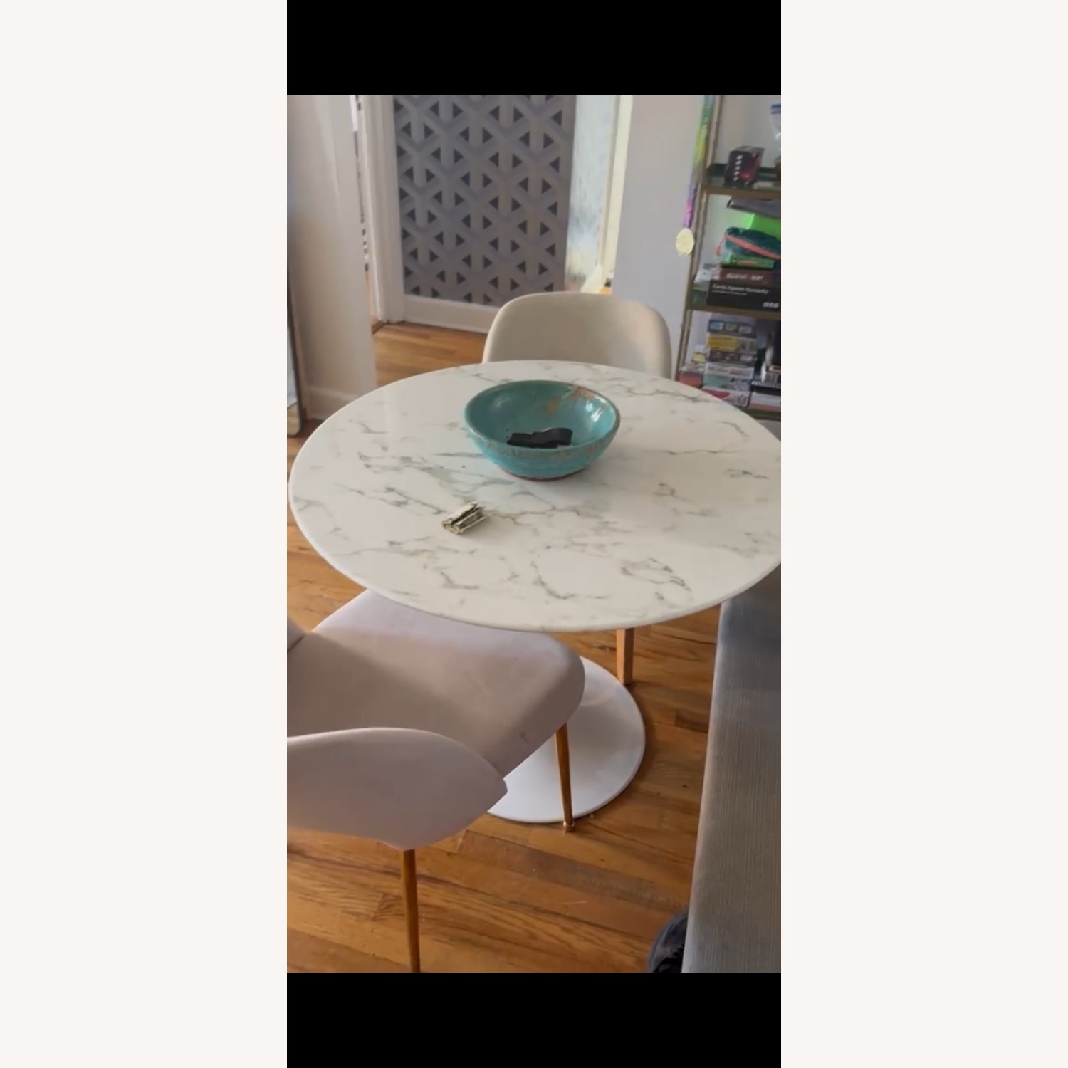 White Marble Dining Table - image-2