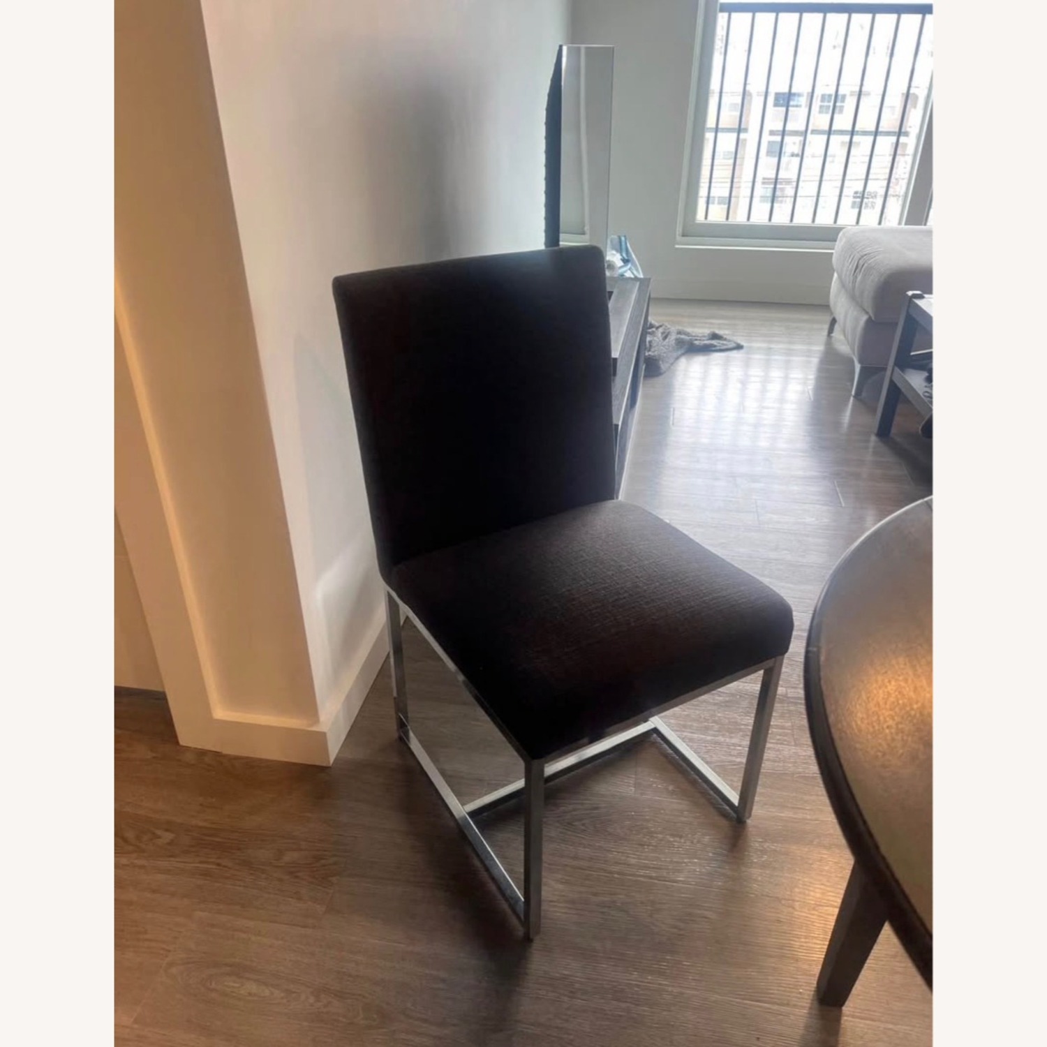 Dark Brown Wood Dining Set - 4 Chairs included - image-3