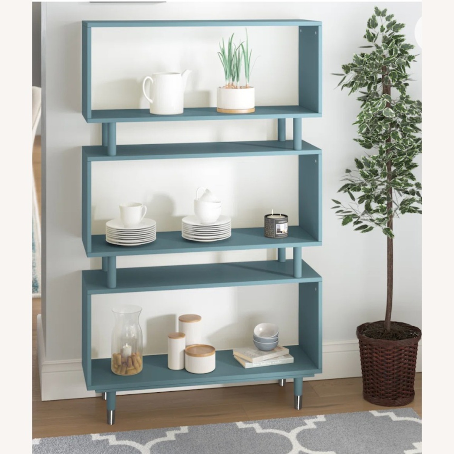 Wayfair Blue Wood Patio Furniture - image-1