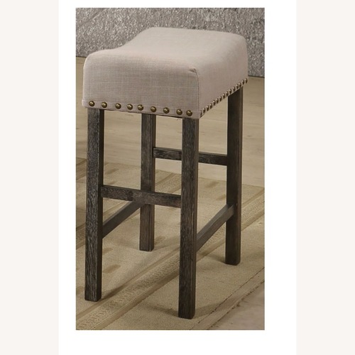 Used Wayfair Light Gray Fabric Stools for sale on AptDeco