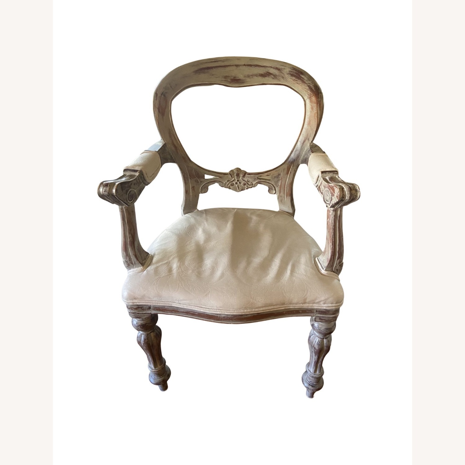 Set of Vintage Distressed Accent Chairs - image-1