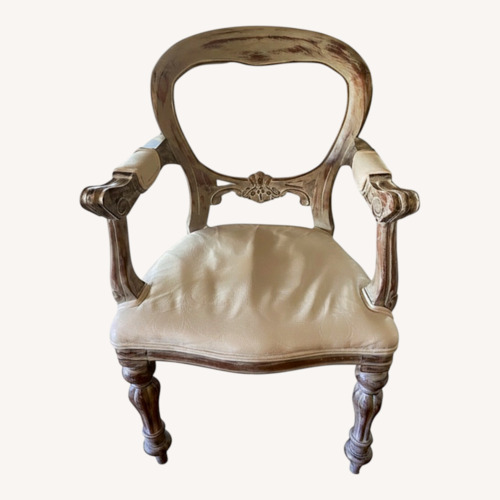 Used Set of Vintage Distressed Accent Chairs for sale on AptDeco