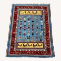 Small Persian Gabbeh Rug, Animal Motifs, 2.9х3.10