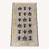 Persian Bakhtiari Garden Design Rug Runner, 3х5