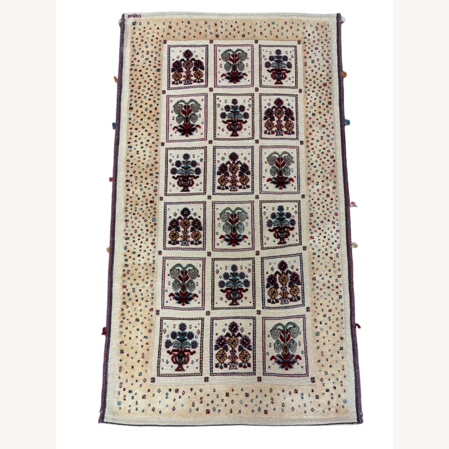 Persian Bakhtiari Garden Design Rug Runner, 3х5 - image-1