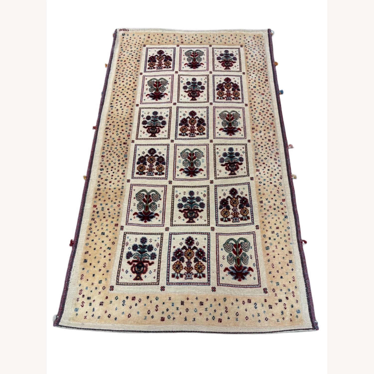 Persian Bakhtiari Garden Design Rug Runner, 3х5 - image-2