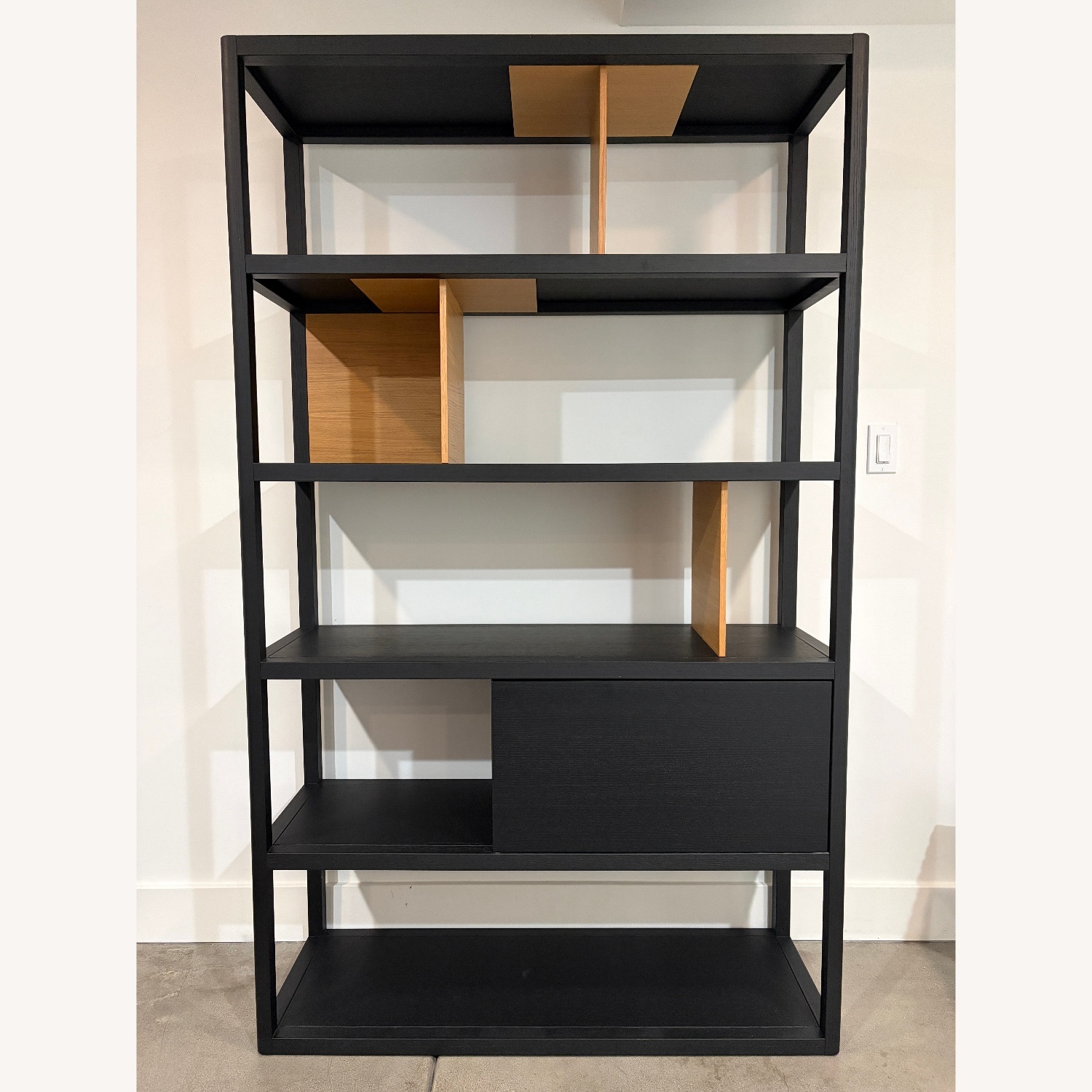 Design Within Reach Treku Kai Black Wood Bookcase - image-9