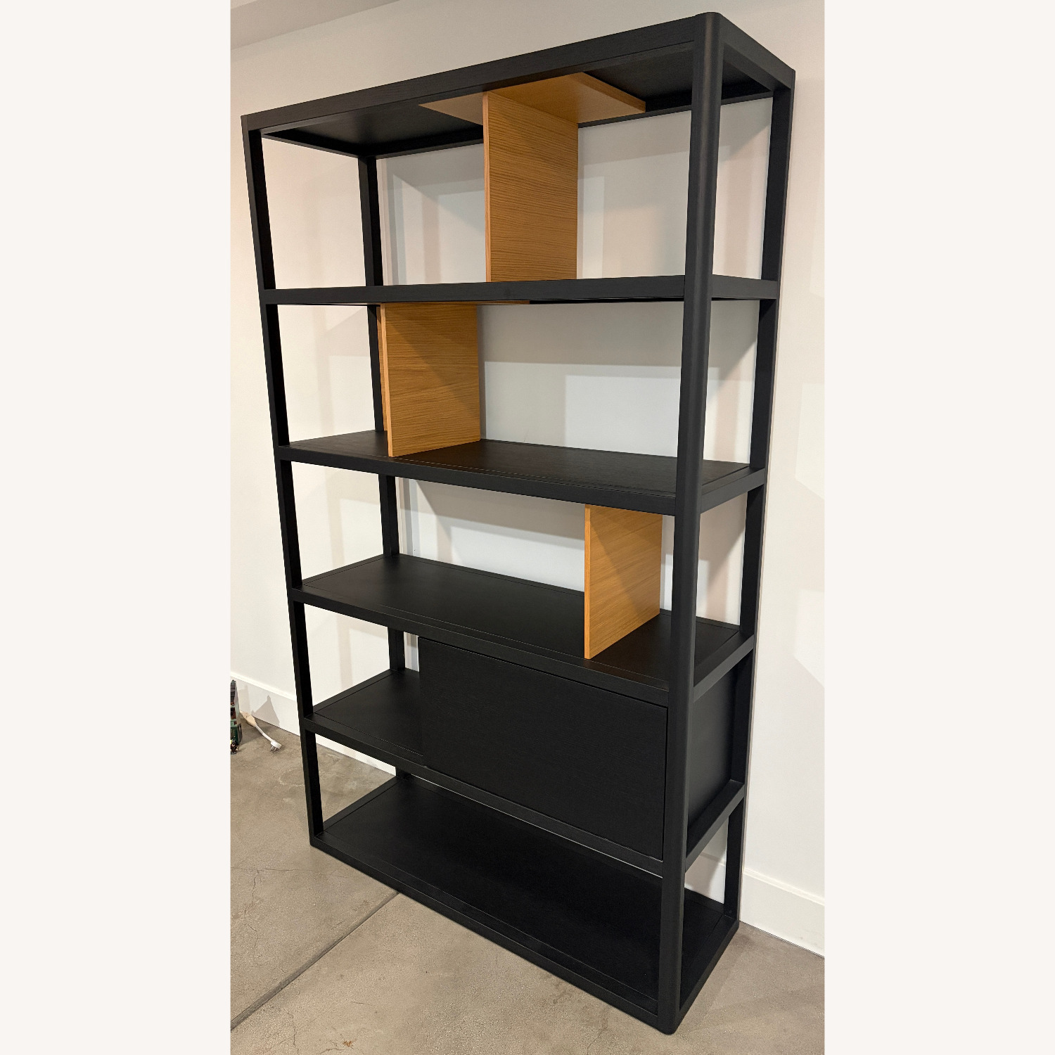 Design Within Reach Treku Kai Black Wood Bookcase - image-7