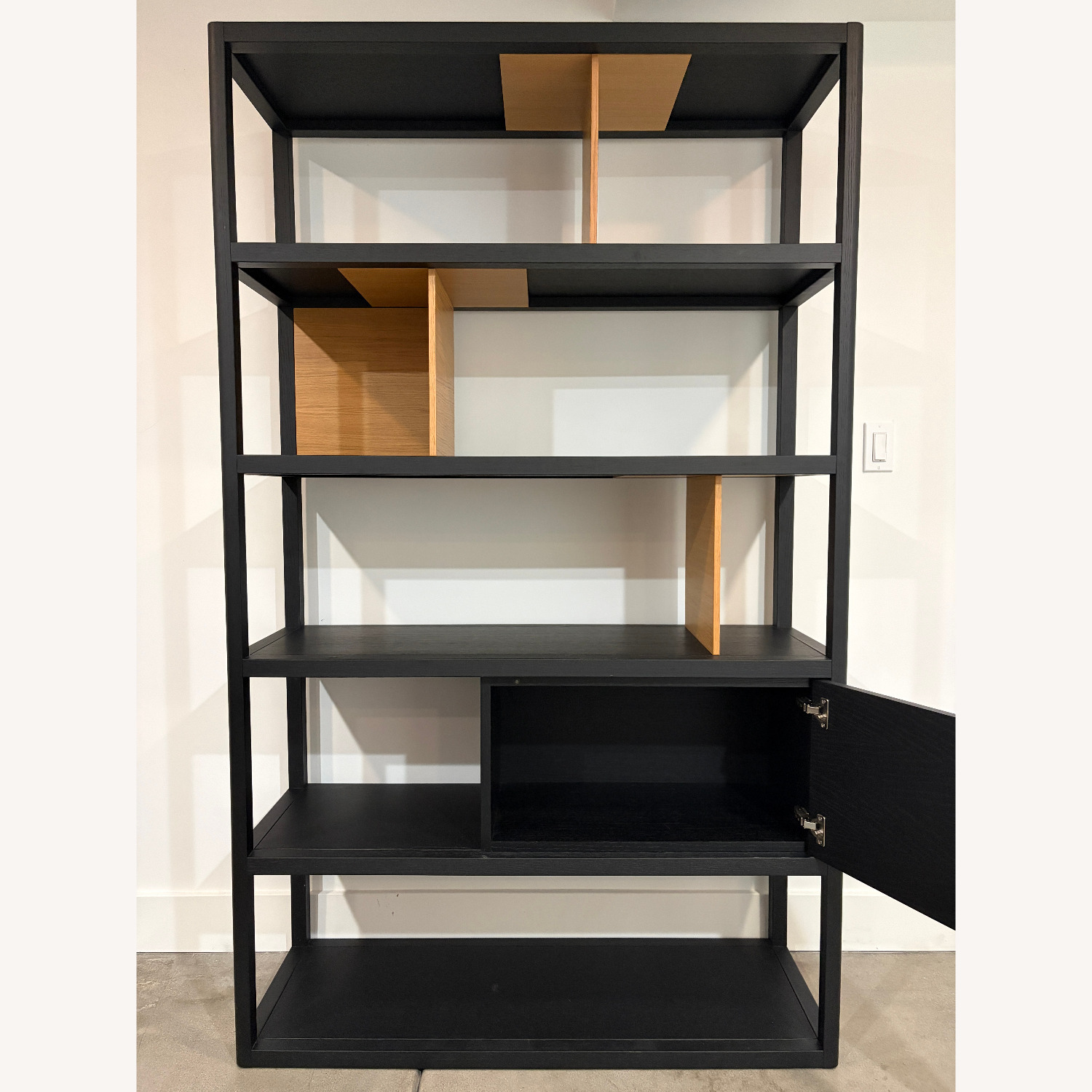 Design Within Reach Treku Kai Black Wood Bookcase - image-5