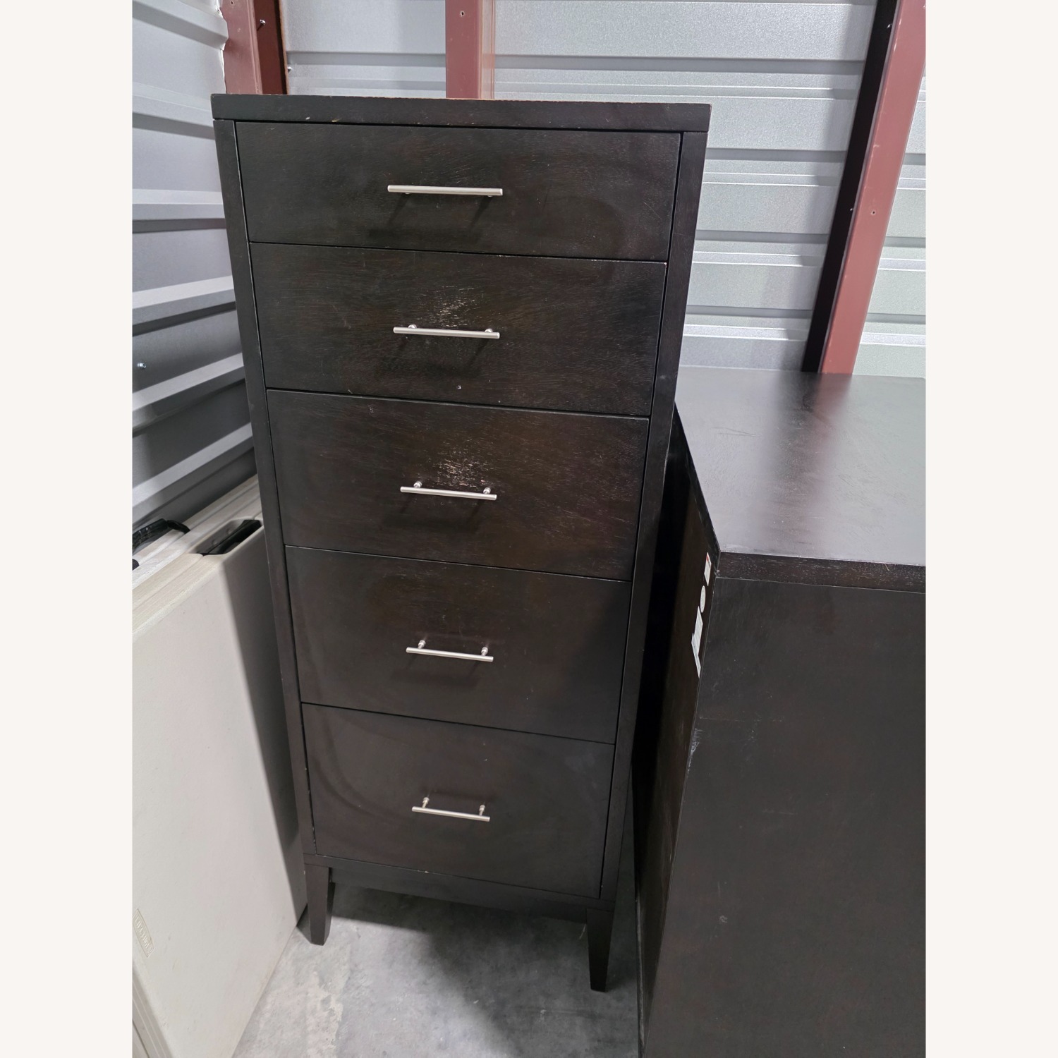 West Elm Narrow Leg 5 Drawer Dresser - image-5