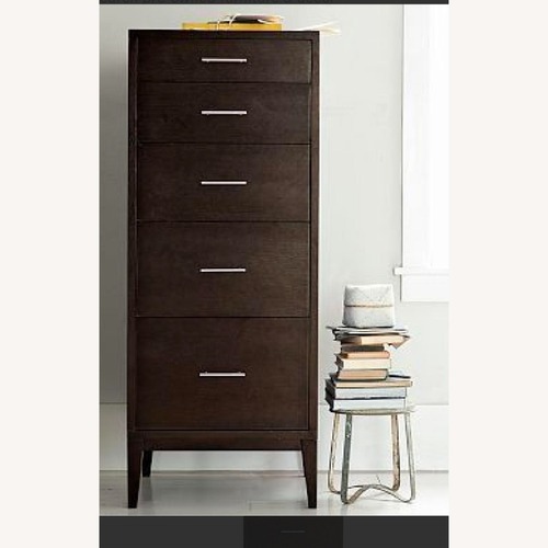Used West Elm Narrow Leg 5 Drawer Dresser for sale on AptDeco