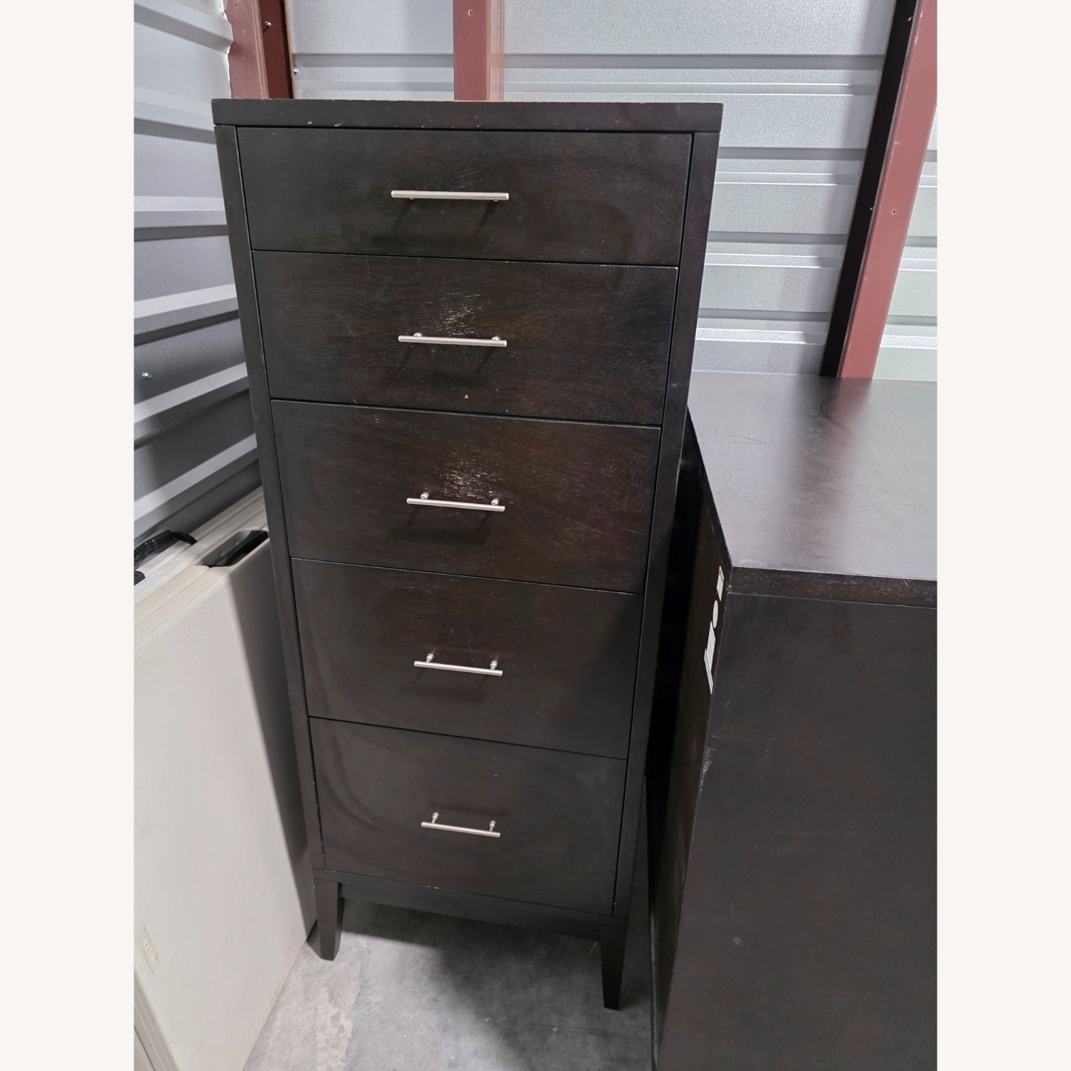 West Elm Narrow Leg 5 Drawer Dresser - image-4