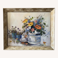 Floral Still Life Painting Print 
