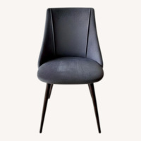 Dark Gray Dining Chairs