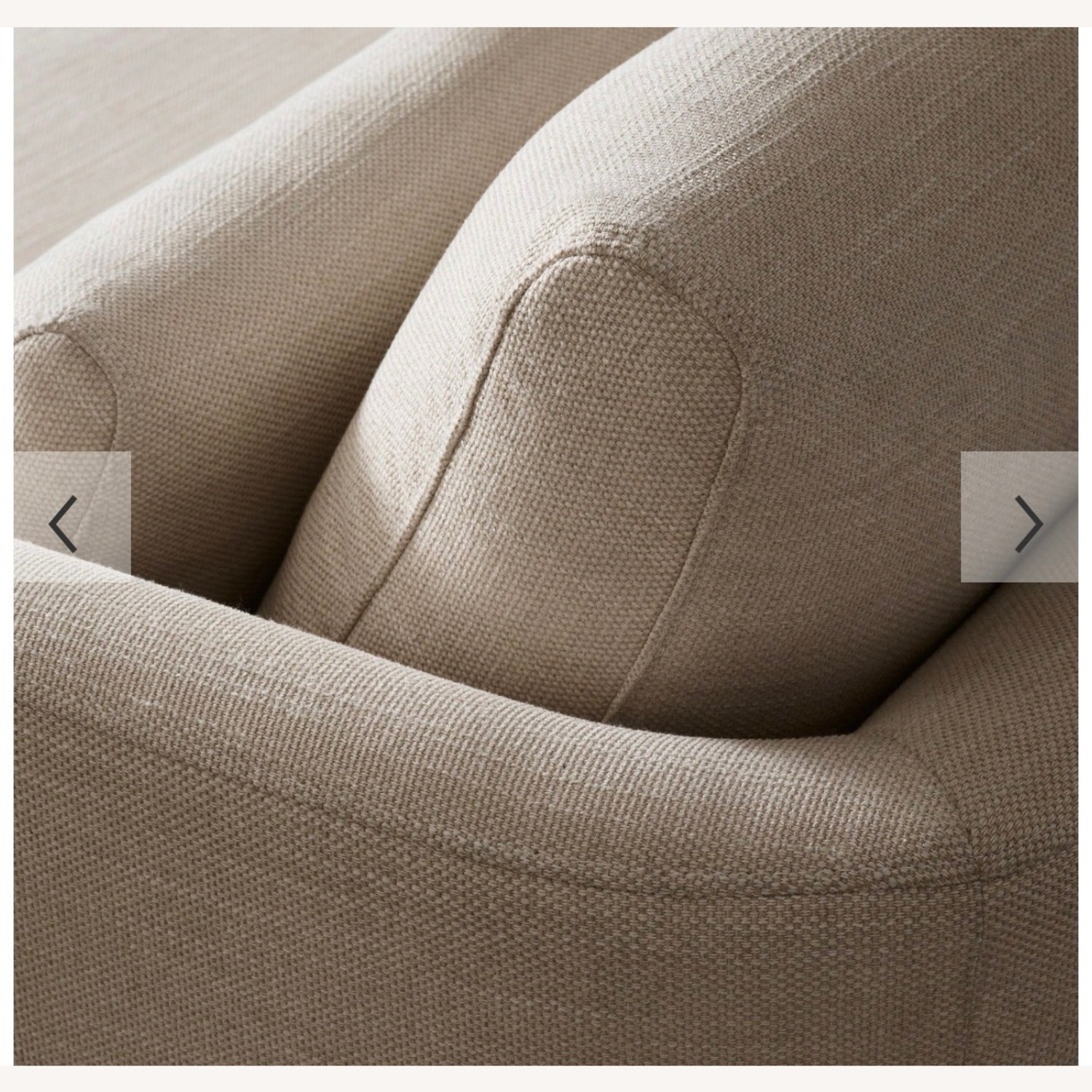 West Elm Leroy Sofa - 86" Bench Seat Cushion - image-4