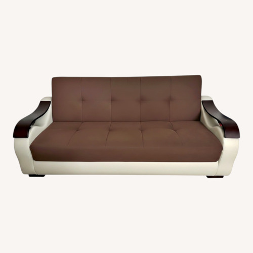 Used Dark Brown Fabric 3+ Piece Sectional for sale on AptDeco