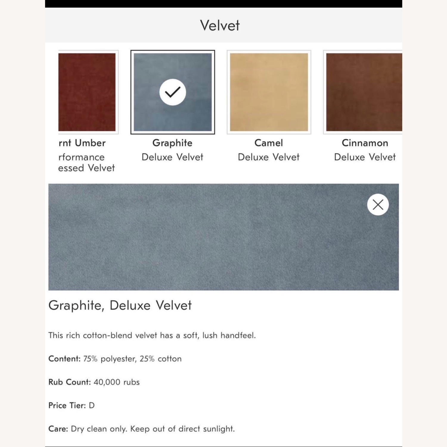 West Elm Cozy Blue Velvet Accent Chair - image-5