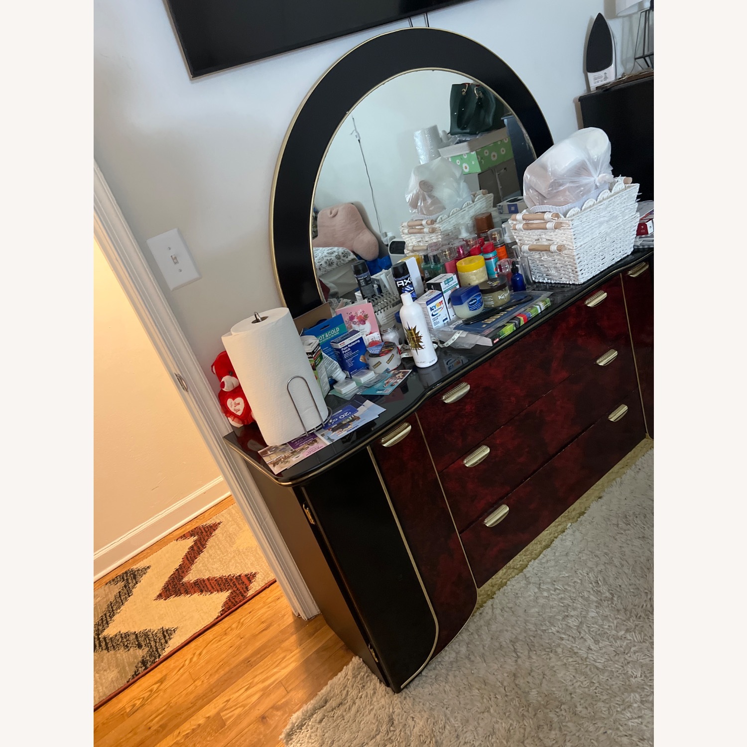 Black Metal Dresser - image-3