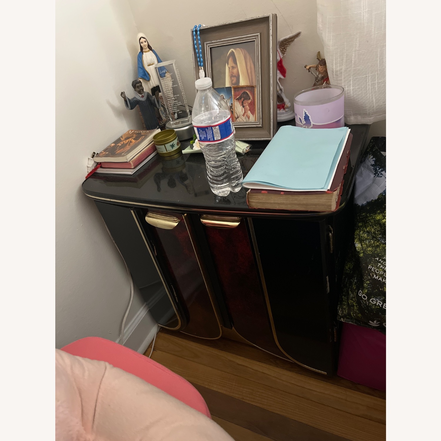 Art Deco Black Nightstands - image-3