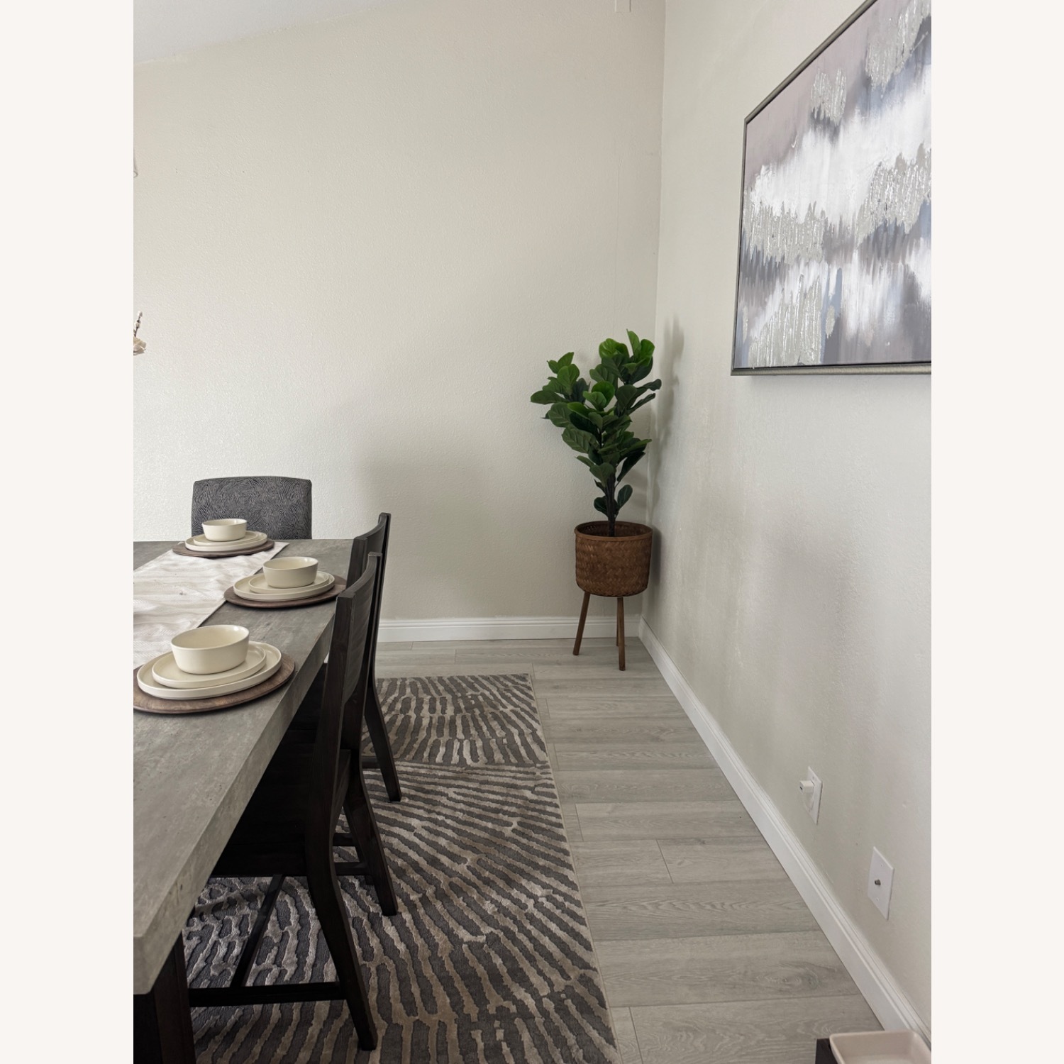 Living Spaces Titan Light Gray Dining Sets - image-3