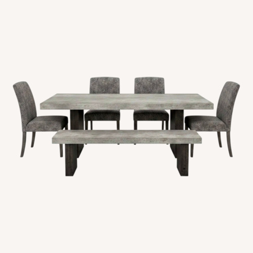 Used Living Spaces Titan Light Gray Dining Sets for sale on AptDeco