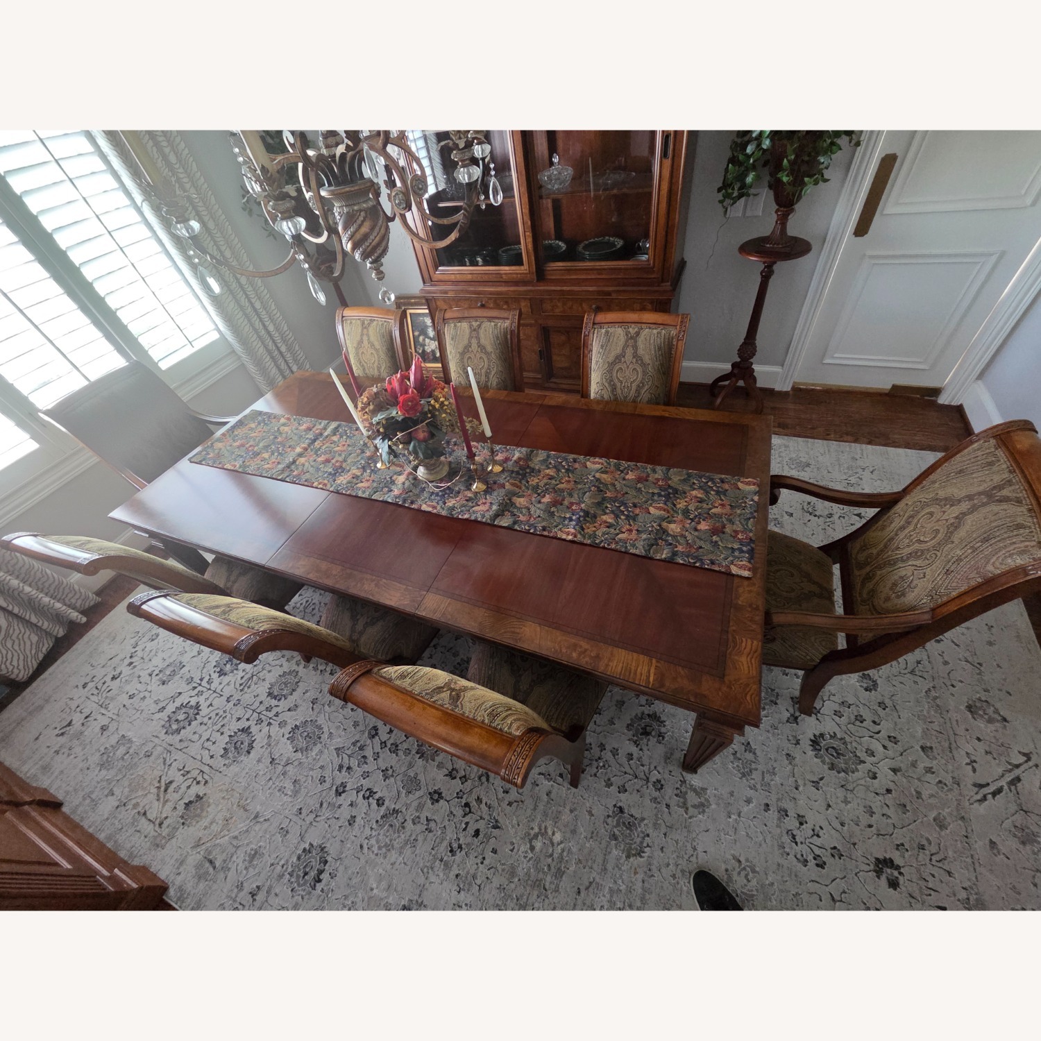 Ethan Allen Townhouse Light Brown Dining Table - image-2