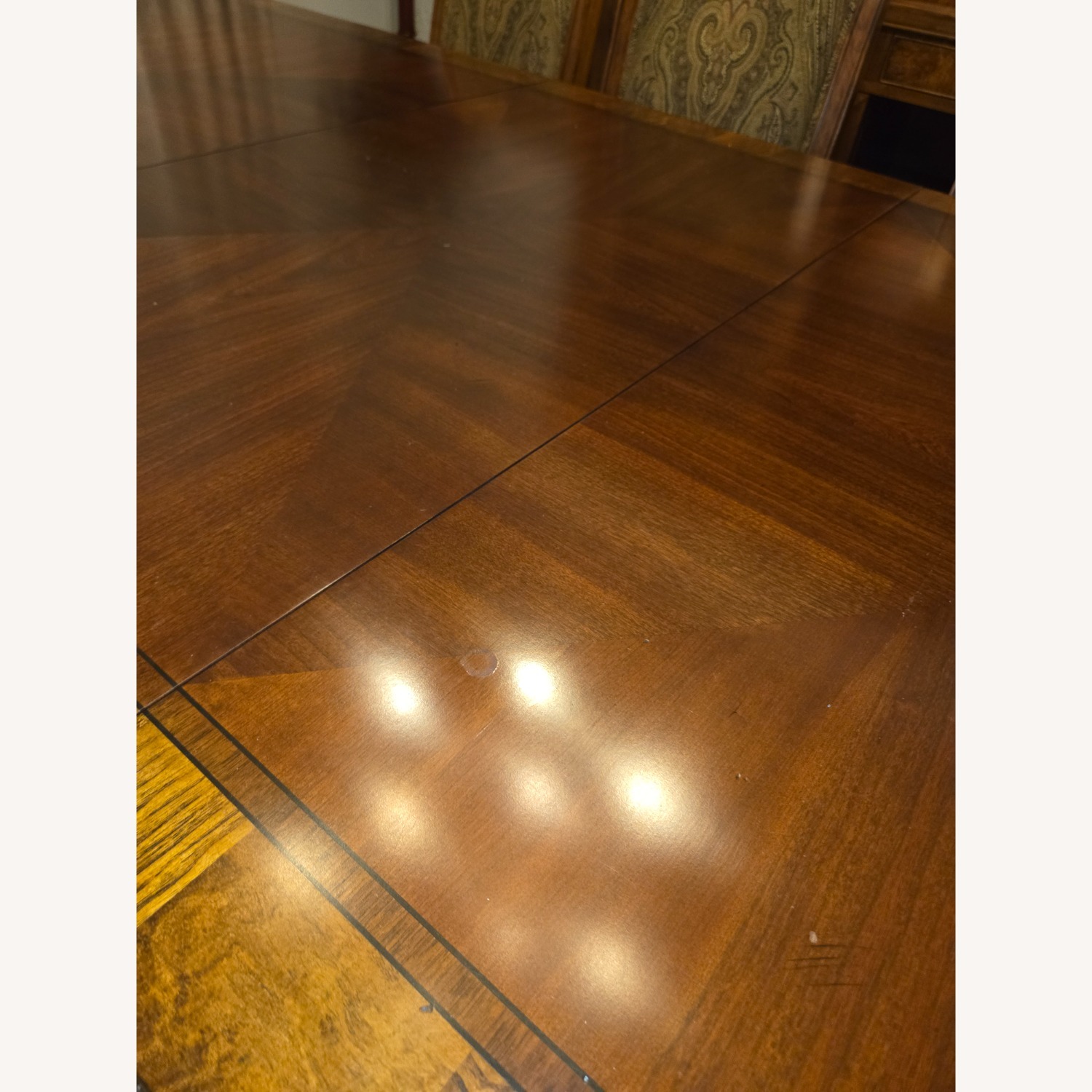 Ethan Allen Townhouse Light Brown Dining Table - image-5