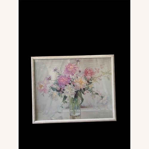 Used  Vintage Ruth Baderian Floral Painting for sale on AptDeco