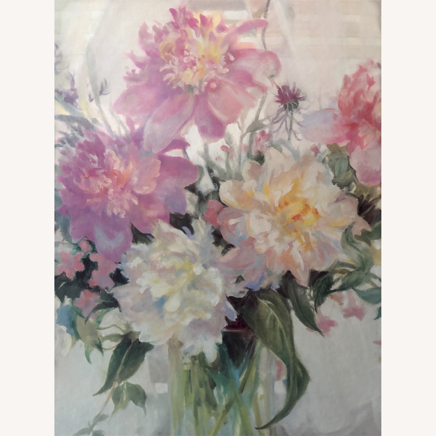  Vintage Ruth Baderian Floral Painting - image-2